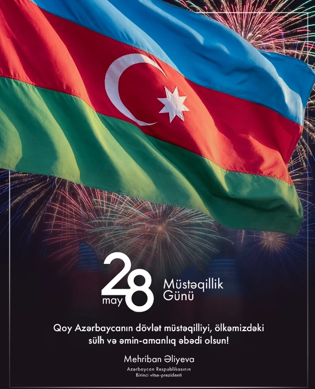 Mehriban Əliyeva Müstəqillik Günü ilə bağlı paylaşım etdi — 1