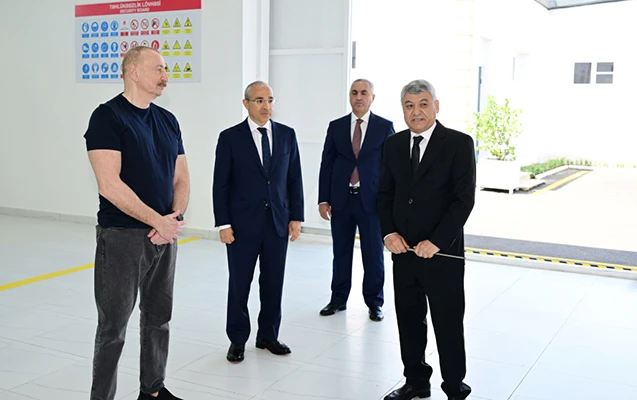 İlham Əliyev Xocalıda açılışda