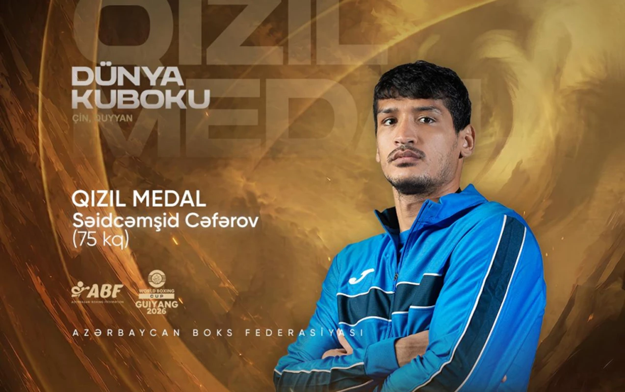 Boksçumuz Dünya Kubokunda qızıl medal qazandı