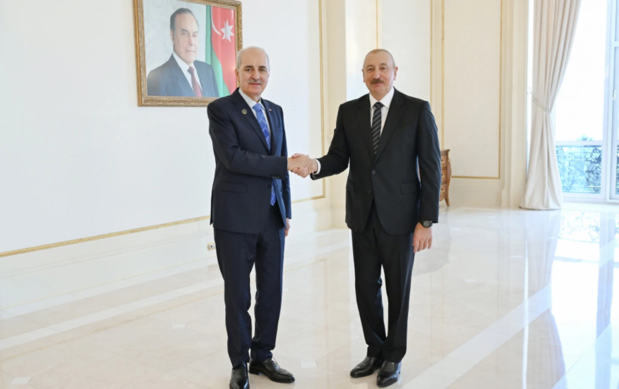 Prezident Numan Kurtulmuşu qəbul etdi 