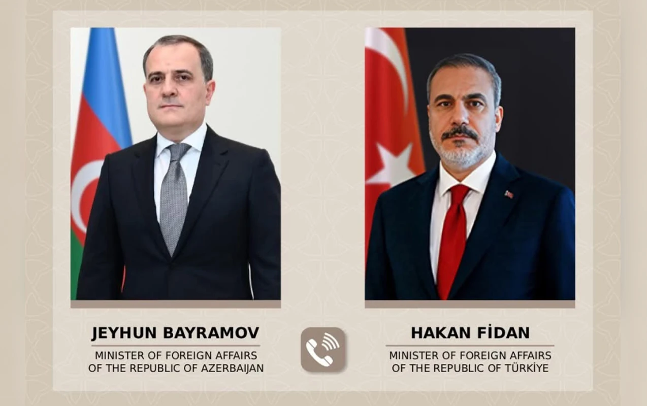 Ceyhun Bayramov Hakan Fidanla danışdı