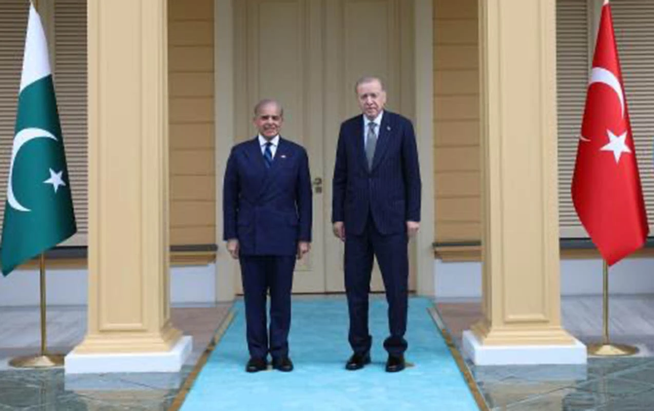 Ərdoğan Şahbaz Şəriflə görüşdü