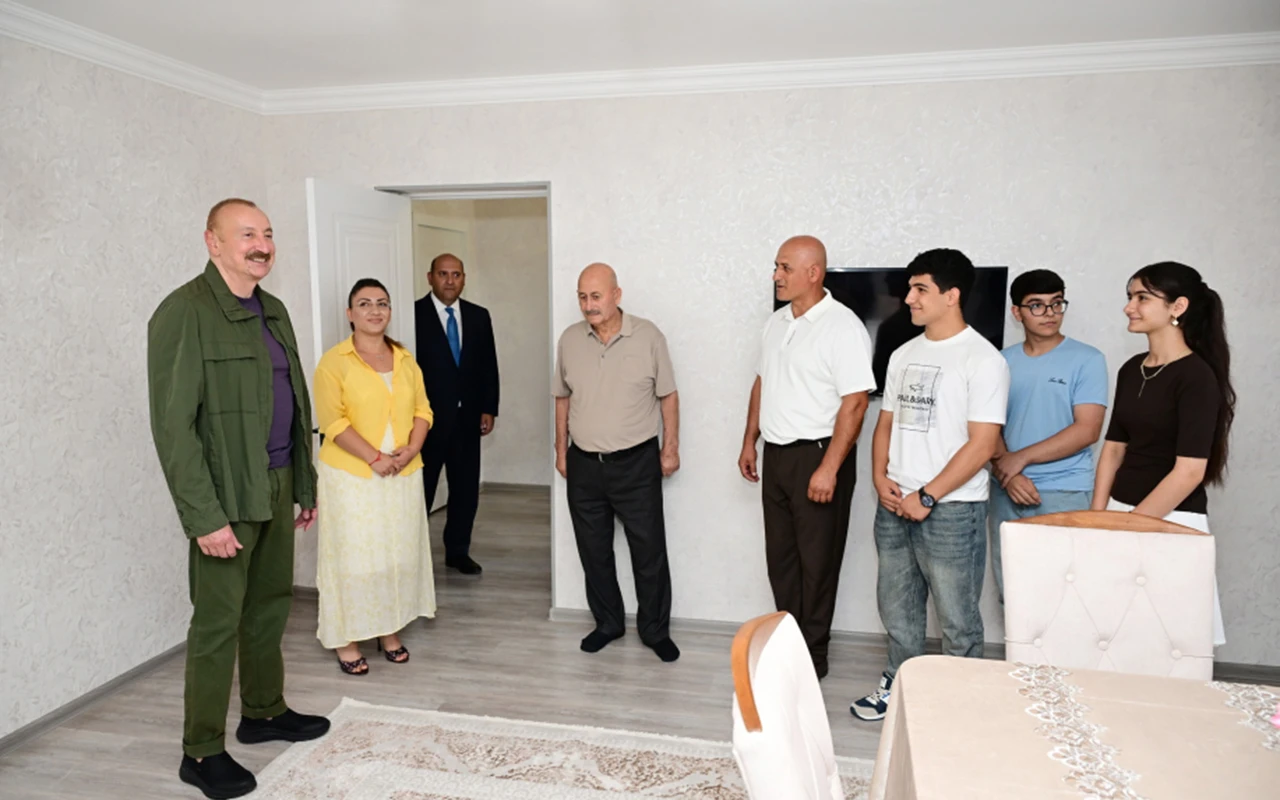 Prezident onlara qonaq getdi