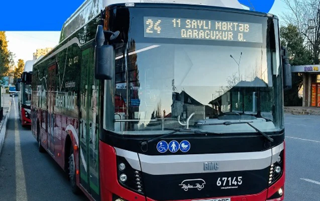 Bu marşrutun hərəkət sxemi dəyişdirildi