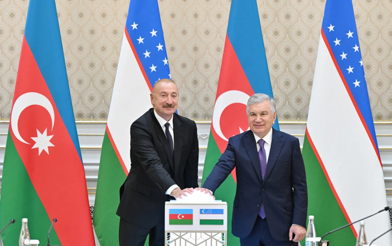 Prezidentlər açılış və təməlqoyma mərasimində