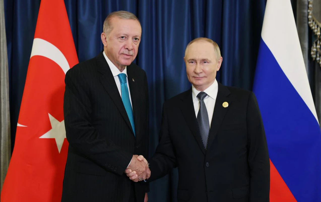 Ərdoğanla Putinin görüşü keçirilib