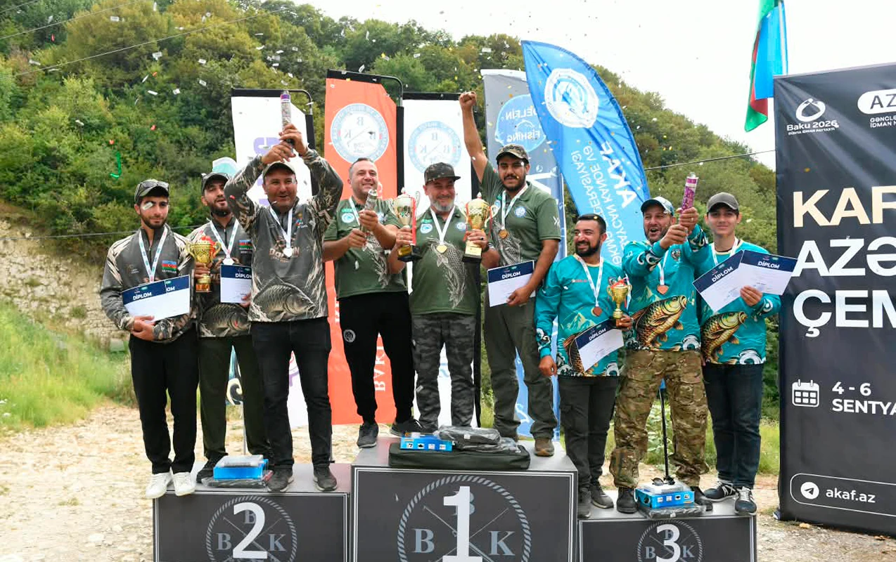 Karpfişinq üzrə Azərbaycan çempionatının qalibləri müəyyənləşib 
