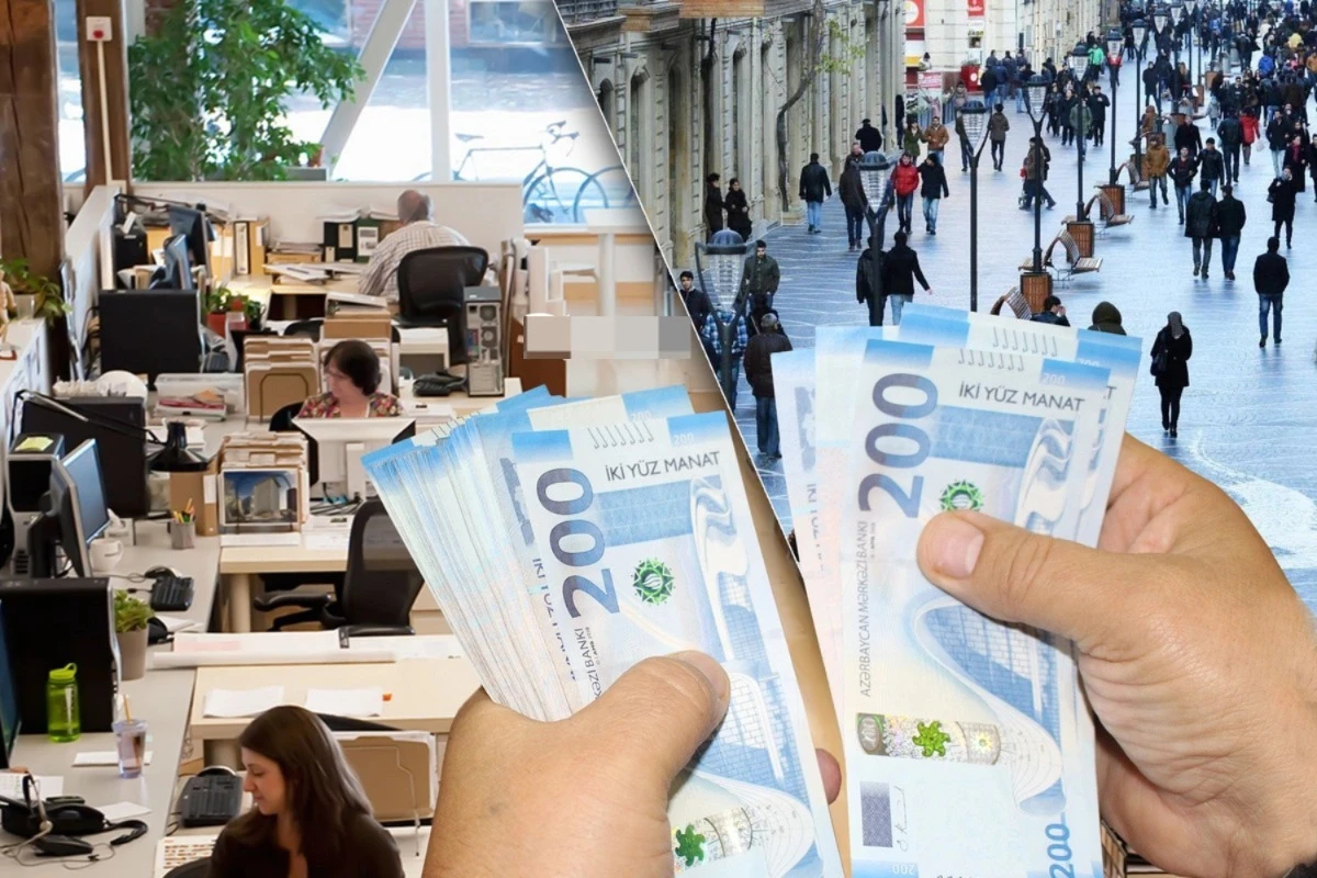 Azərbaycanda orta aylıq maaş 1176,7 manatdır