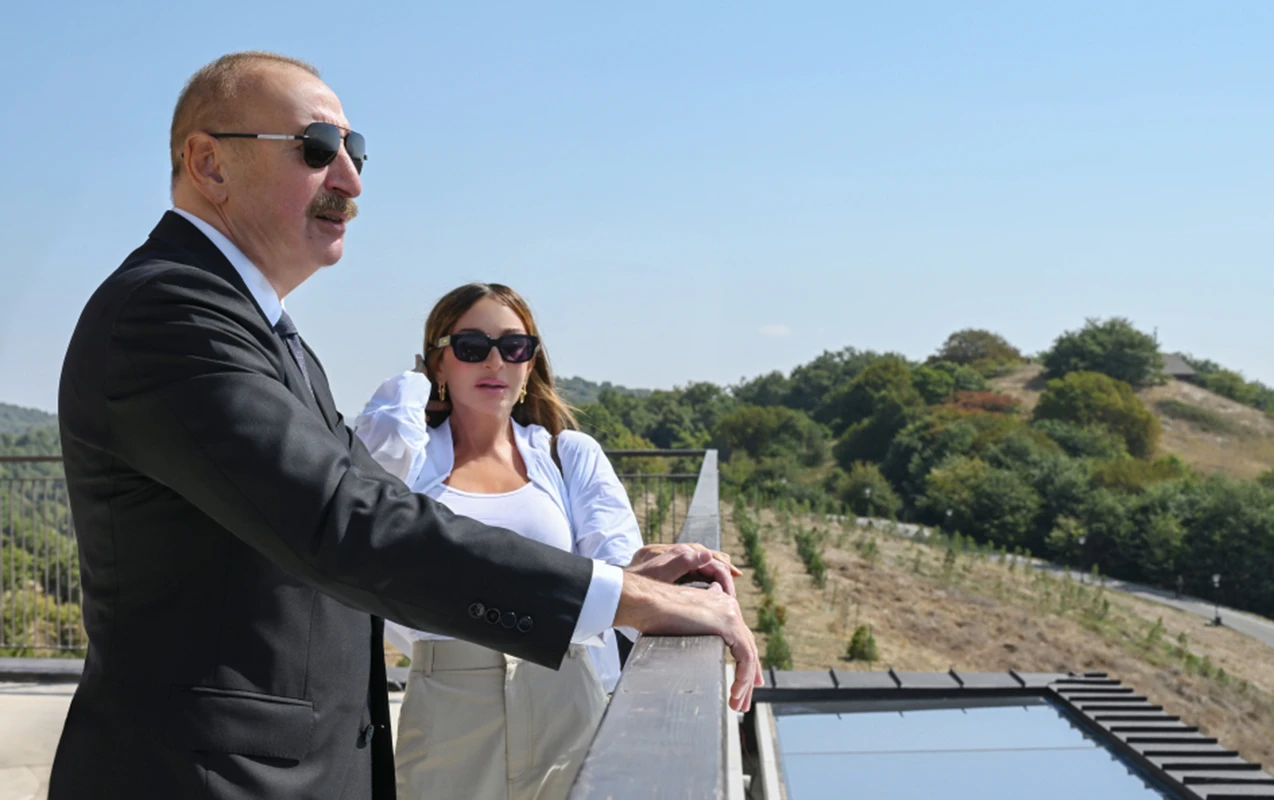 Prezident və xanımı “Meysari Grand Hotel & SPA”nın açılışında