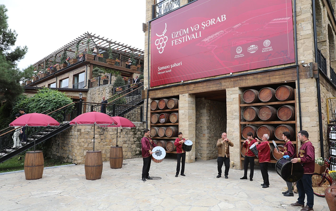 Şamaxıda Üzüm və Şərab Festivalı başlayıb