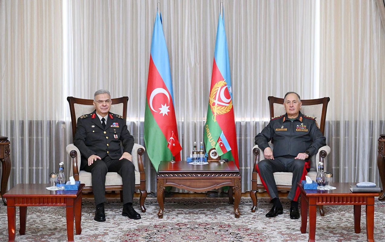 Kərim Vəliyev türkiyəli generalla görüşdü
