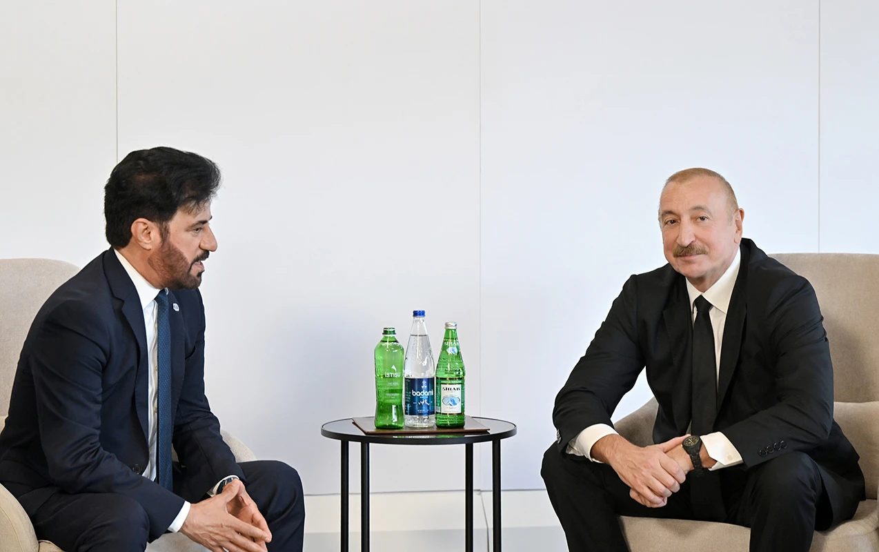 İlham Əliyev Məhəmməd Ben Sulayem ilə görüşdü