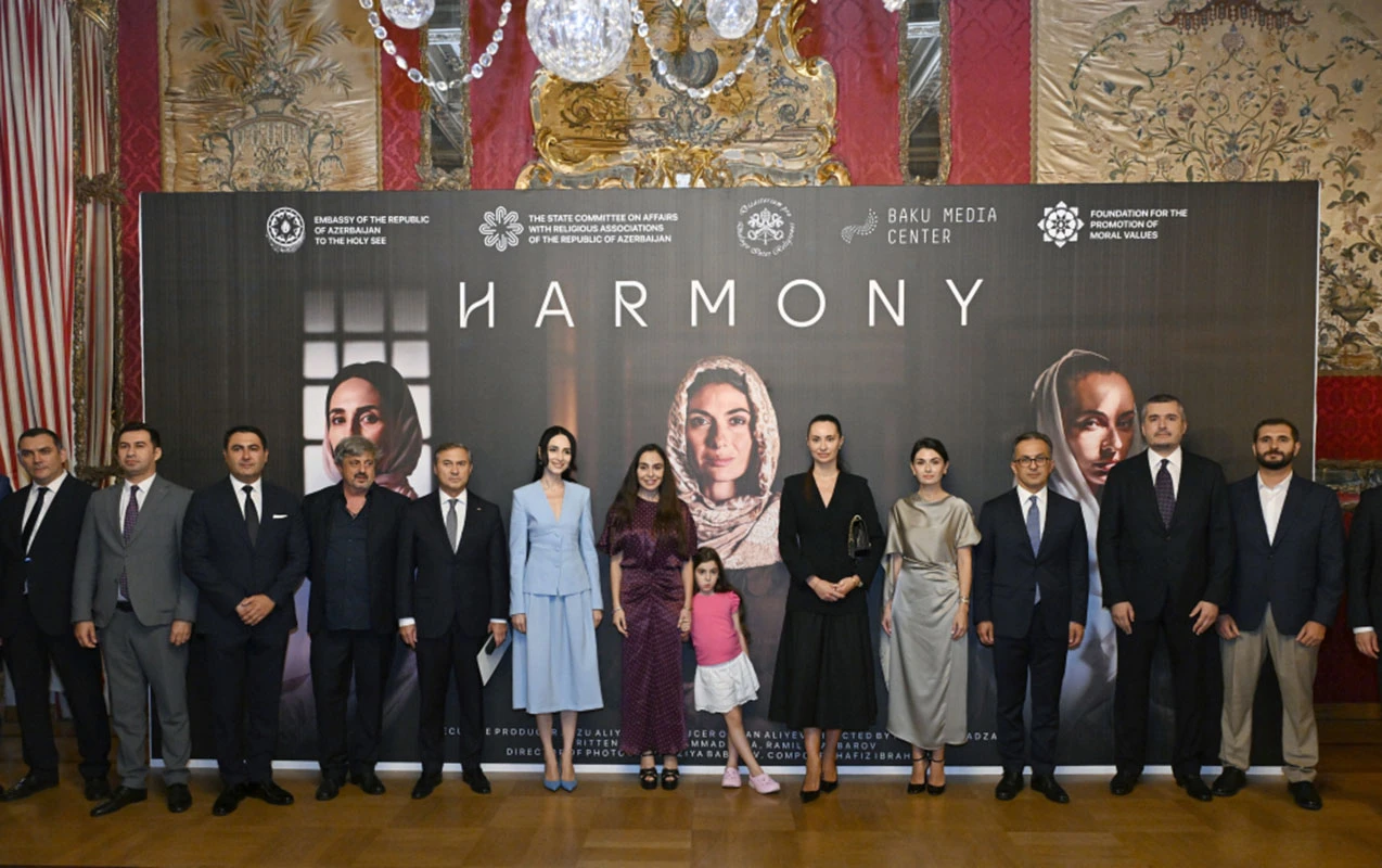 Leyla Əliyeva Romada film təqdimatında