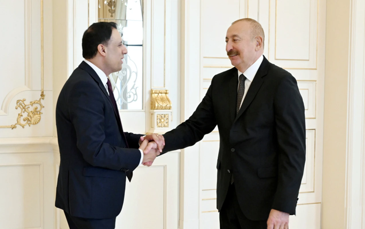 Prezident Böyük Britaniyanın nazirini qəbul etdi