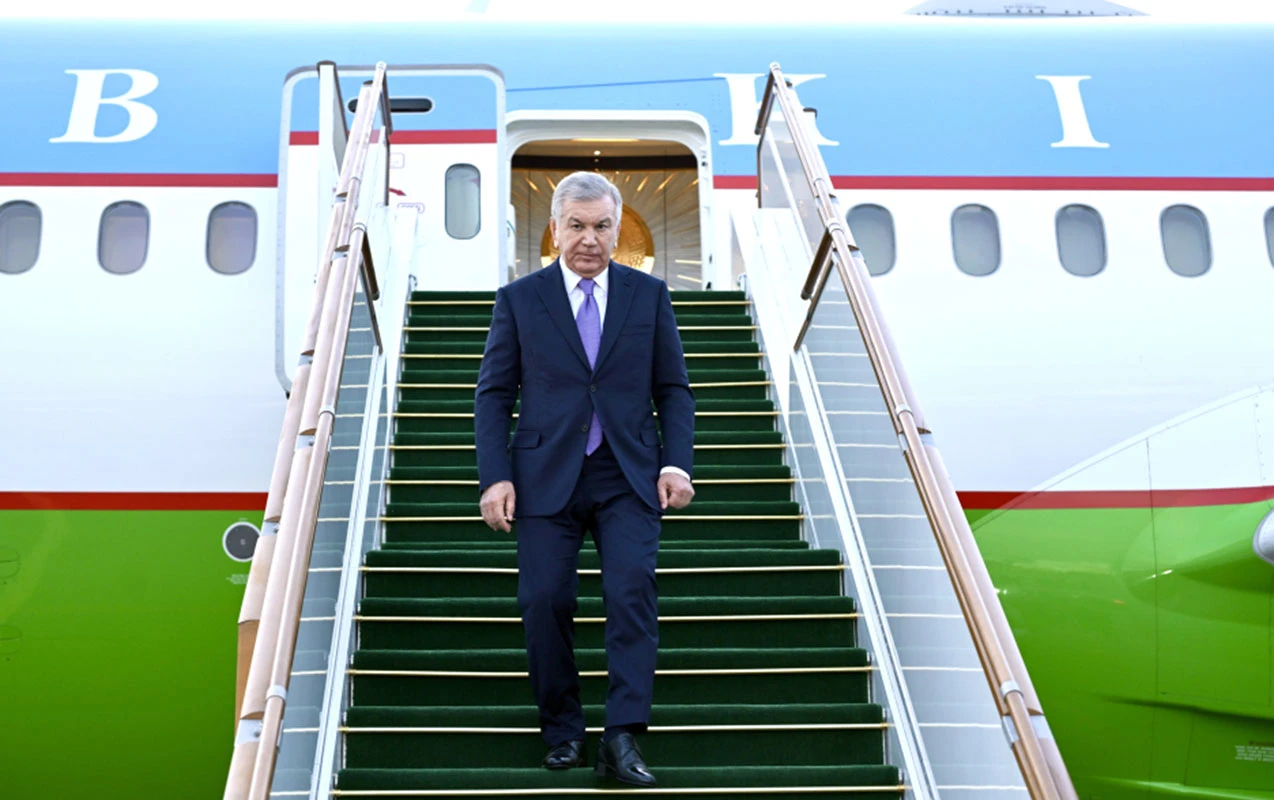 Mirziyoyev də Bakıdadır