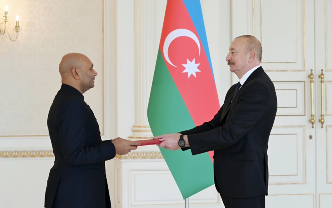 Prezident Hindistanın yeni səfirini qəbul etdi