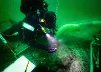 Danimarka sahilində daş dövrünə aid yaşayış yeri