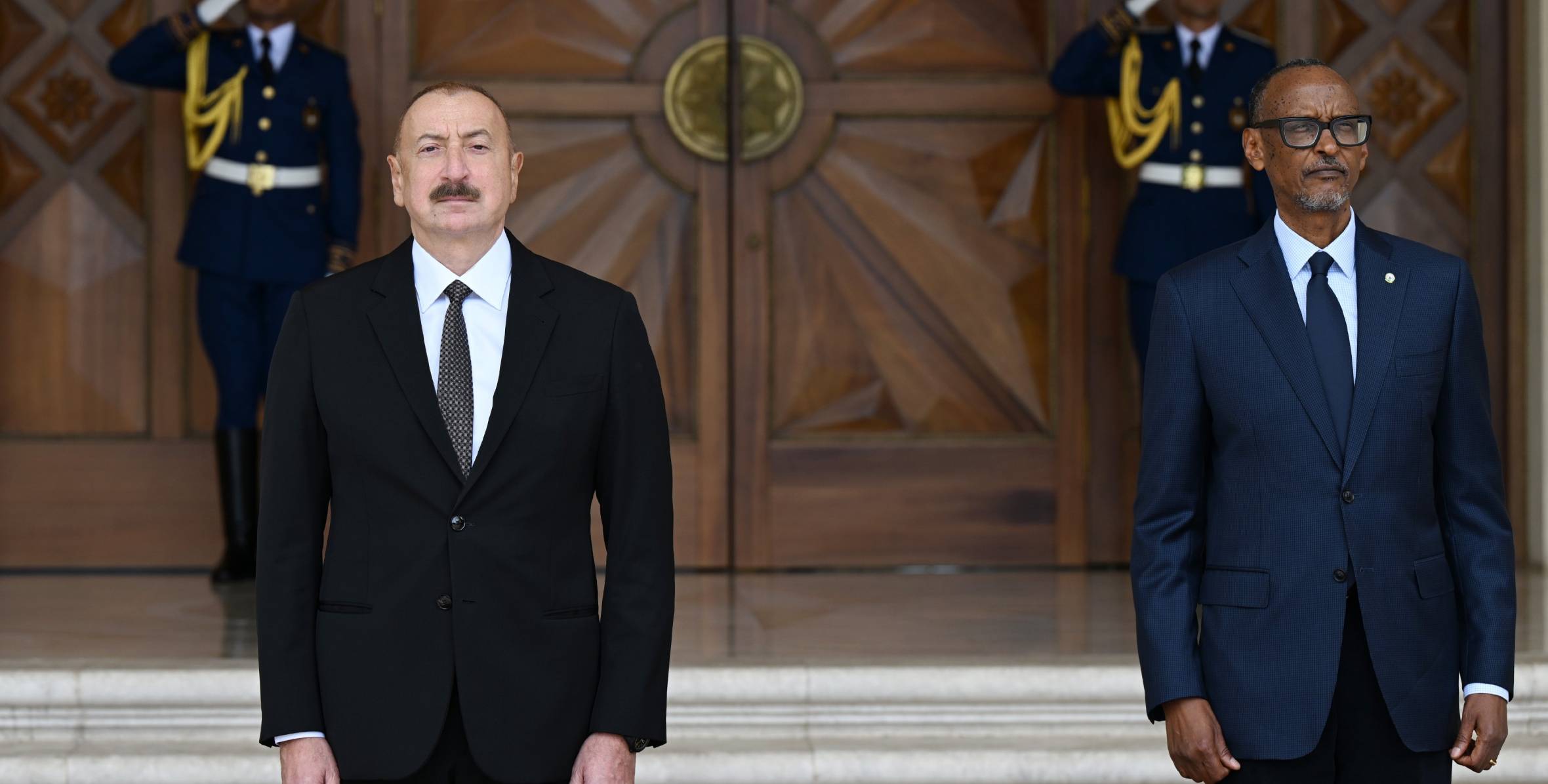 Ruanda Prezidentinin rəsmi qarşılanma mərasimi olub
