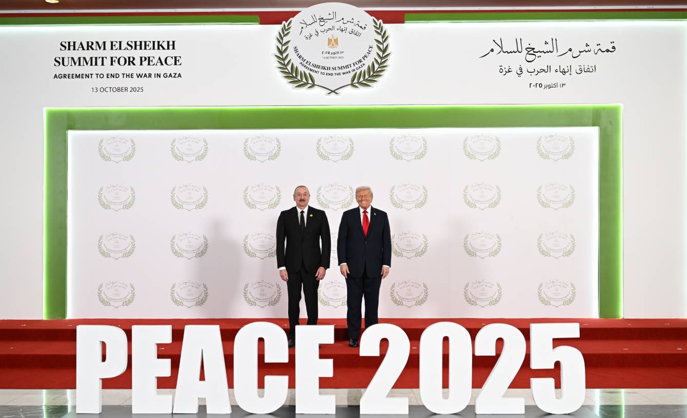 İlham Əliyev Donald Tramp ilə görüşüb
