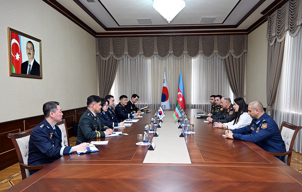 Azərbaycan və Koreya hərbi əməkdaşlığı müzakirə olunub
