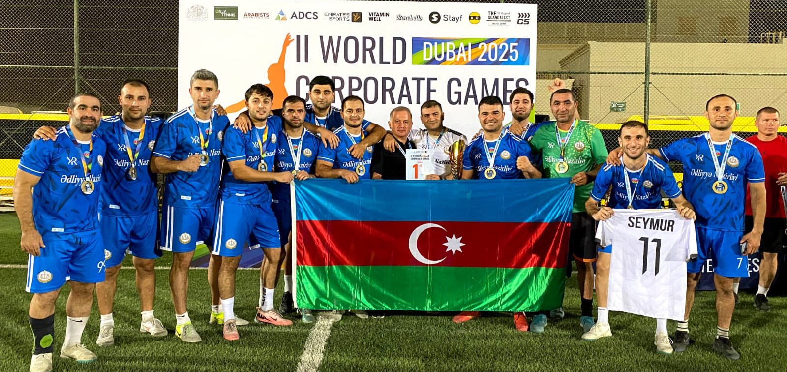 Ədliyyə Nazirliyinin komandası Dubayda qalib olub