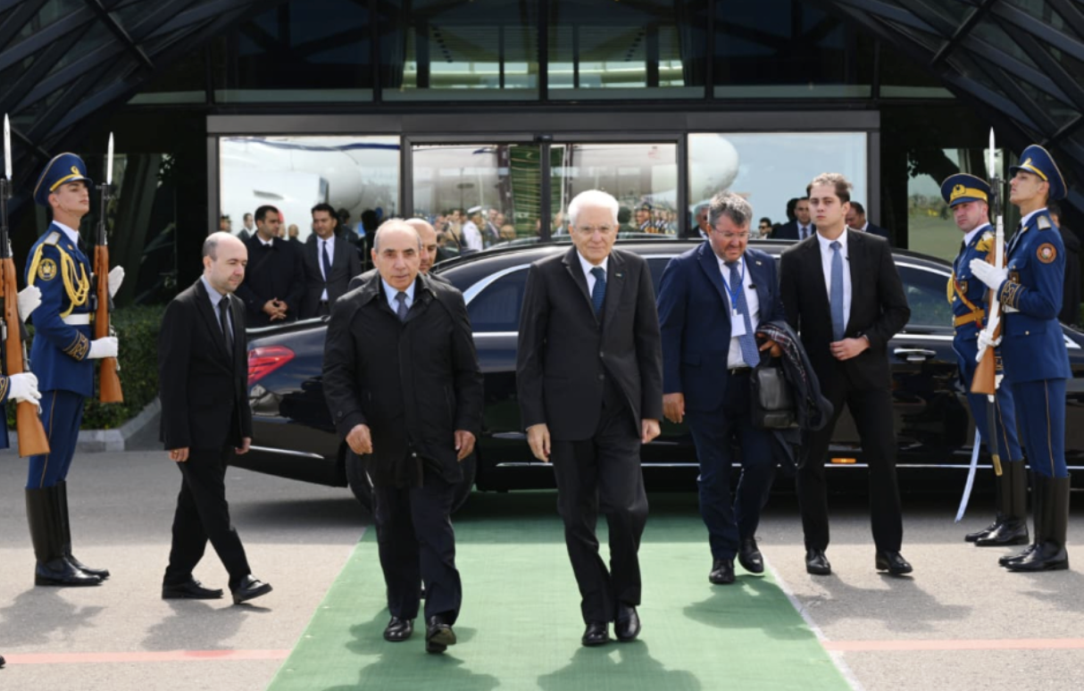 İtaliya Prezidentinin Azərbaycana səfəri başa çatıb