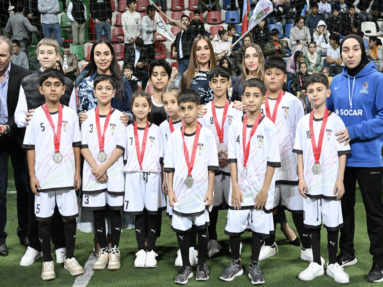 Leyla Əliyevanın təşəbbüsü ilə uşaq evlərinin komandaları arasında növbəti minifutbol turniri təşkil olunub