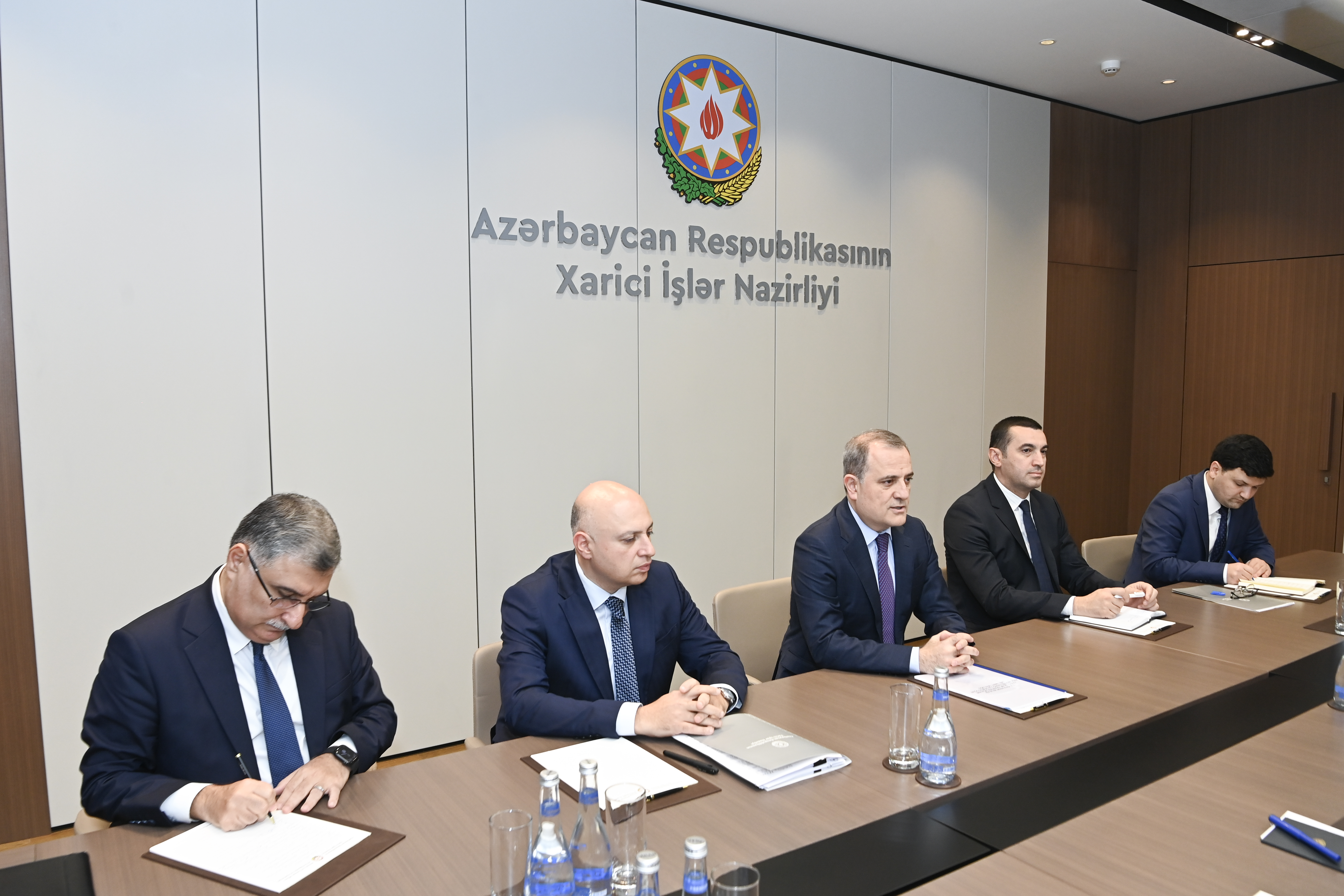 Nazir Ceyhun Bayramovun Türkiyə Respublikasının xarici işlər nazirinin müavini Ayşe Berris Ekinci ilə görüşü