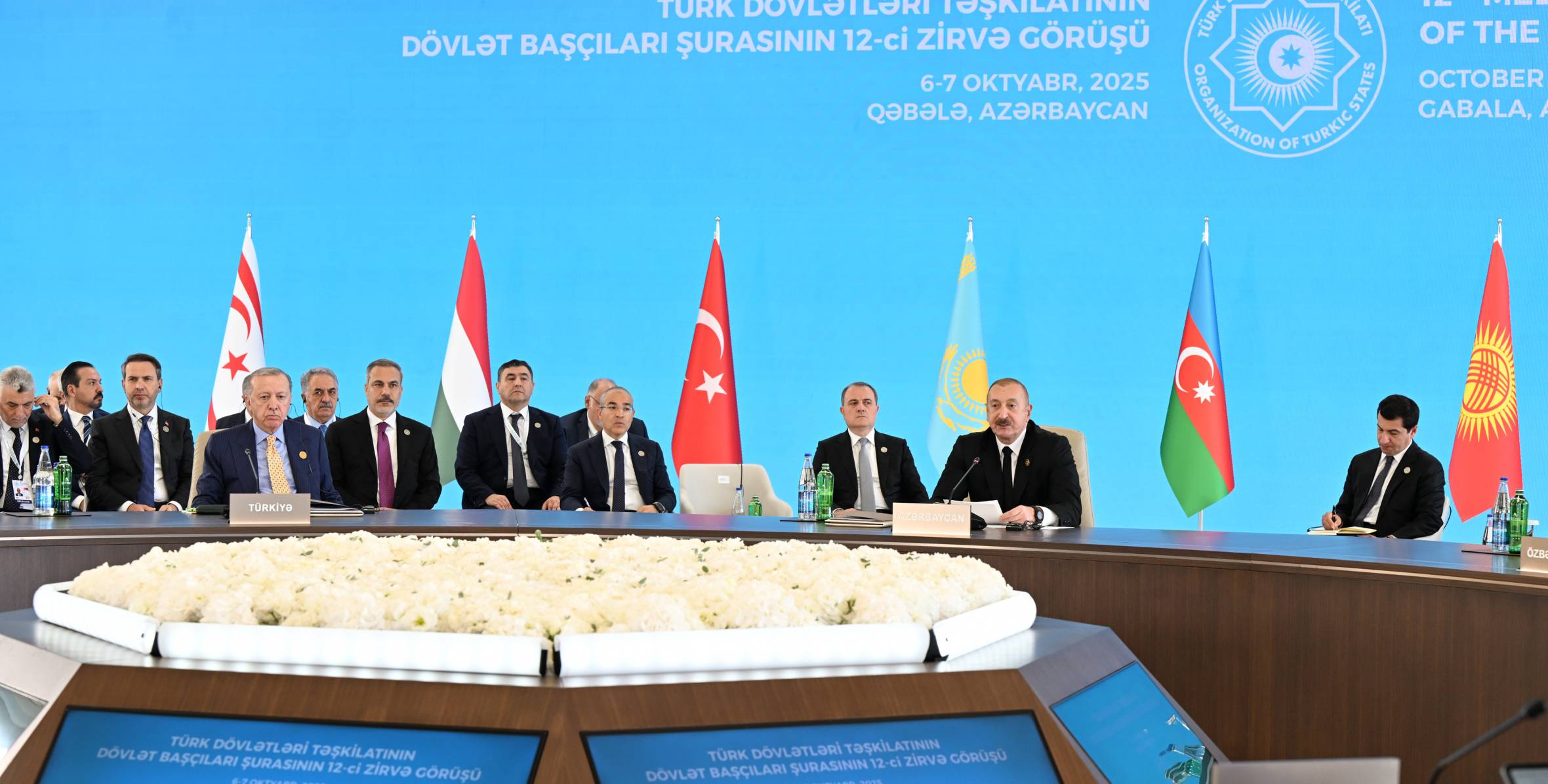 Qəbələdə Türk Dövlətləri Təşkilatının Dövlət Başçıları Şurasının 12-ci Zirvə Görüşü keçirilib