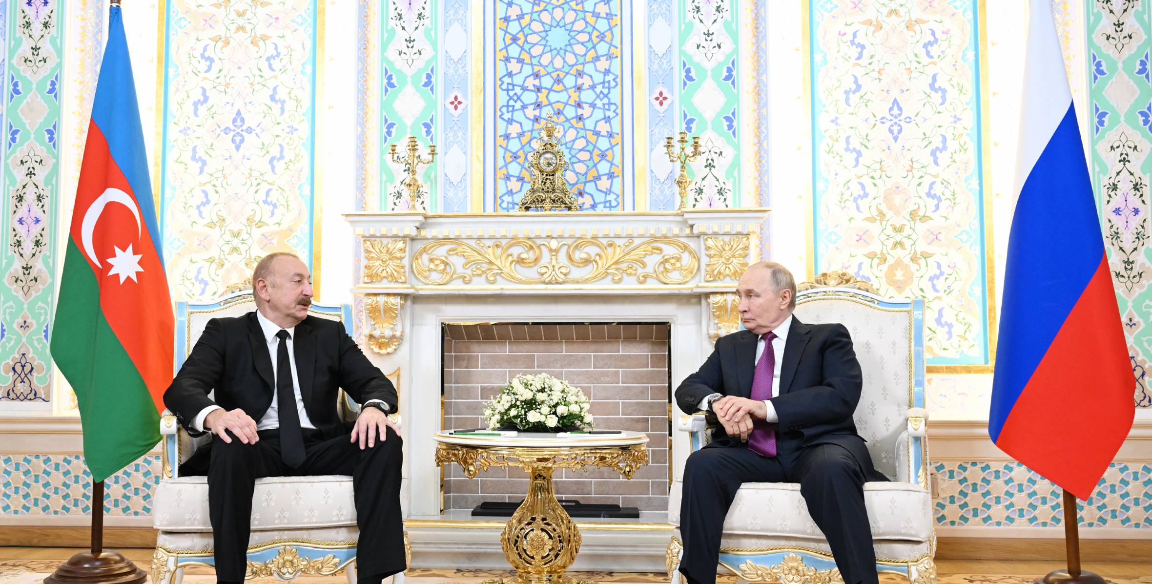 Düşənbədə Azərbaycan Prezidenti İlham Əliyevin Rusiya Prezidenti Vladimir Putin ilə təkbətək görüşü olub