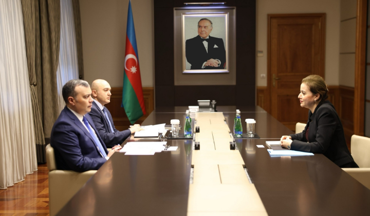 Maliyyə naziri Əlcəzairin ölkəmizdəki səfiri ilə görüşüb