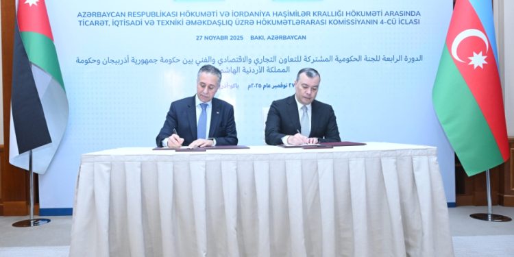 Azərbaycan–İordaniya sənədləri imzalanıb