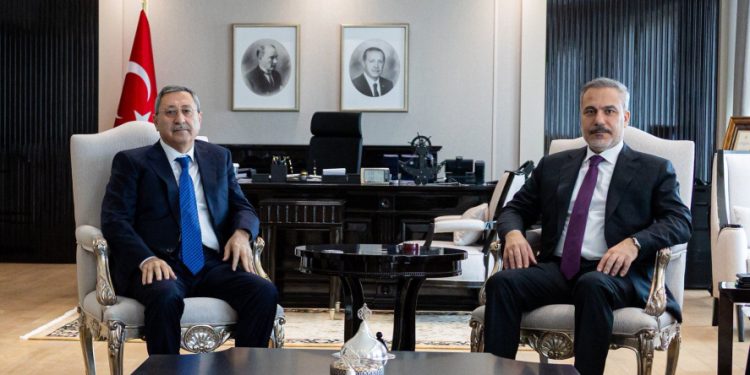 Xələf Xələfov Hakan Fidanla görüşüb