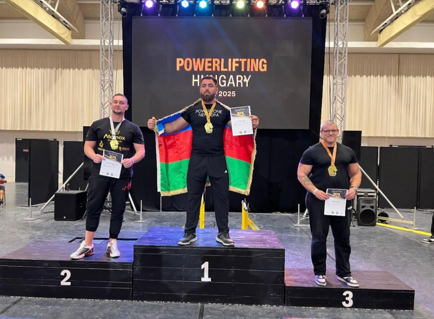 Azərbaycanın stronqmen yığması dünya çempionatında iki qızıl medal qazanıb