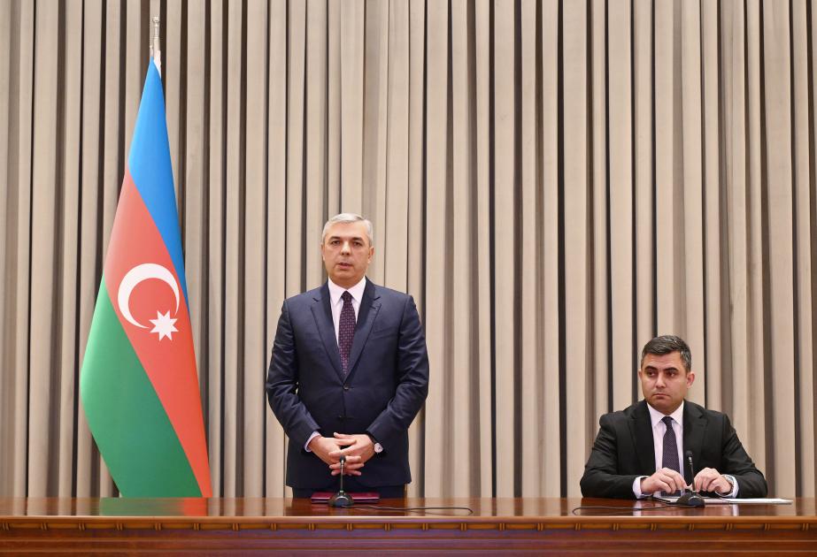 Prezident Administrasiyasının rəhbəri Naxçıvan Muxtar Respublikasında Azərbaycan Prezidentinin səlahiyyətli nümayəndəsini ictimaiyyətə təqdim edib