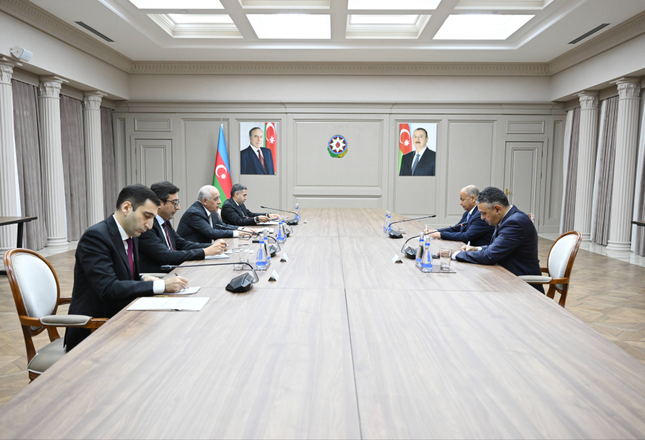 Əli Əsədov Beynəlxalq Su İdman Növləri Federasiyasının prezidenti ilə görüşüb
