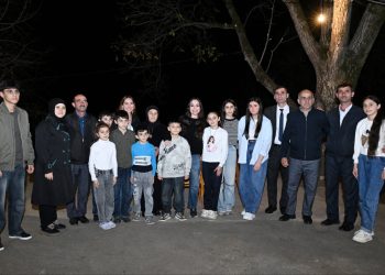 Leyla Əliyeva və Arzu Əliyeva Astarada Pəncəli Teymurovun ailəsini ziyarət ediblər