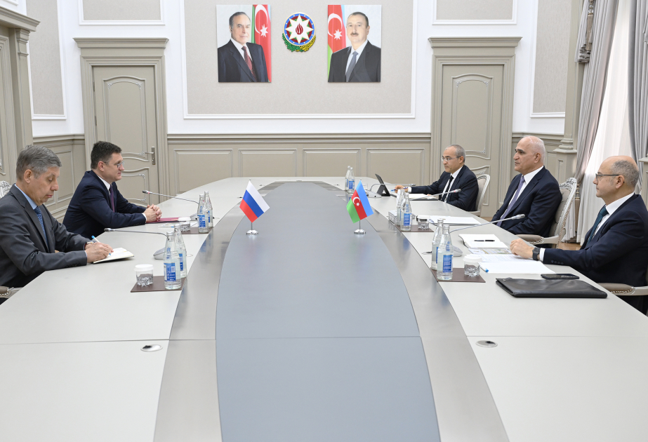 Şahin Mustafayev Aleksandr Novak ilə görüşüb
