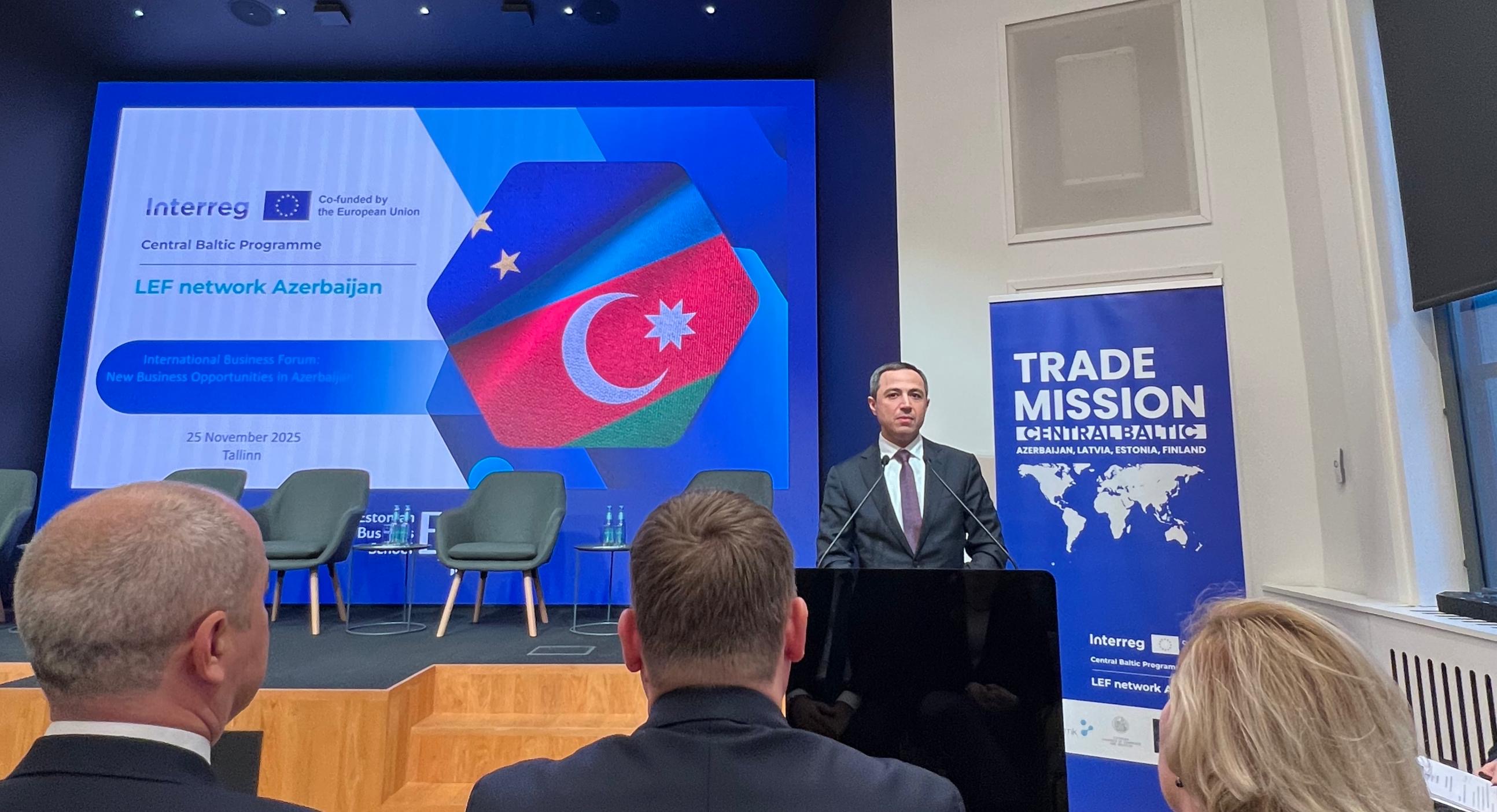 “Azərbaycan – Latviya, Estoniya, Finlandiya üzrə ‘Trade Mission Central Baltic’ biznes forumu Estoniyada keçirilib – ÖZƏL”