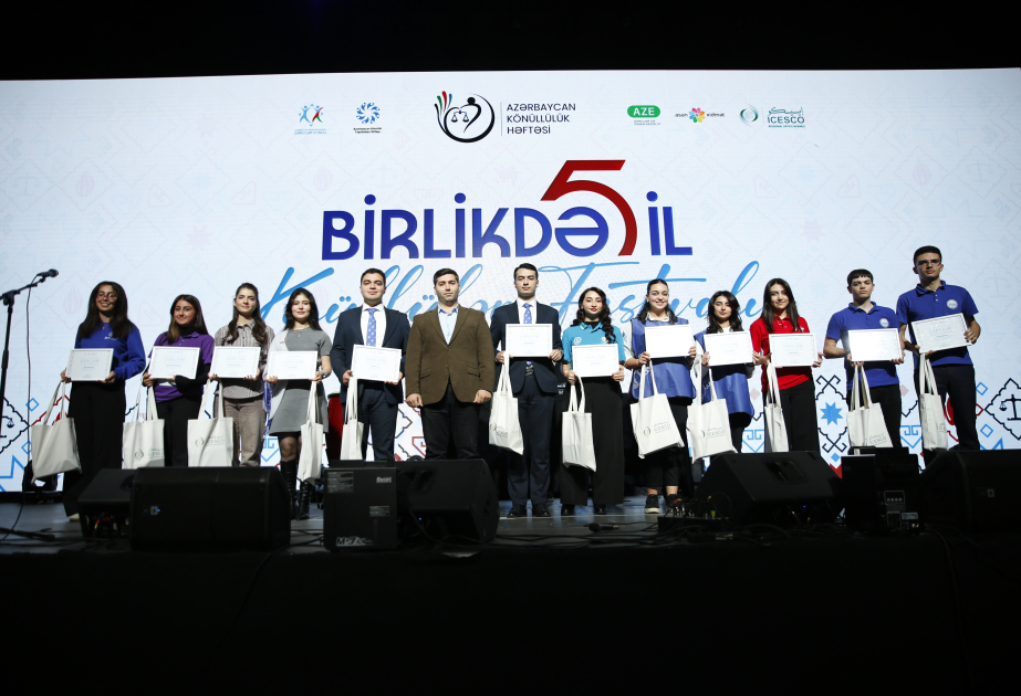 “Birlikdə 5 il” Könüllülər Festivalı başa çatıb