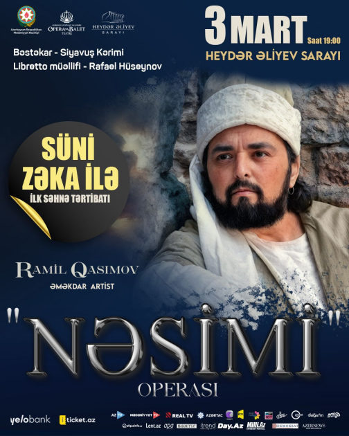 “Nəsimi” süni zəka ilə ilk dəfə səhnəyə gətirilir