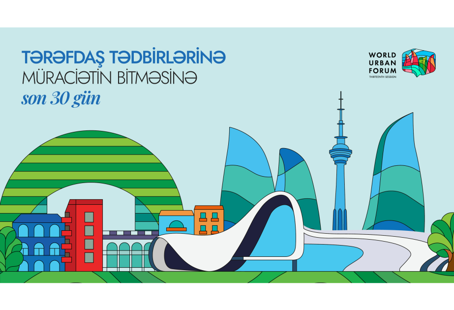 WUF13: Tərəfdaş tədbirləri üçün son 1 ay