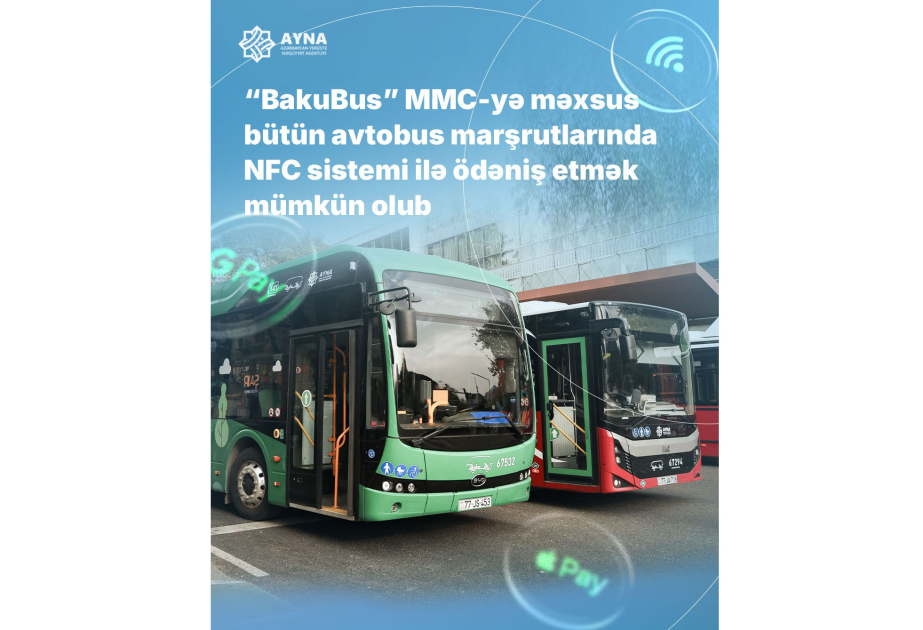 BakuBus-da bank kartı ilə ödəniş artıq mümkündür