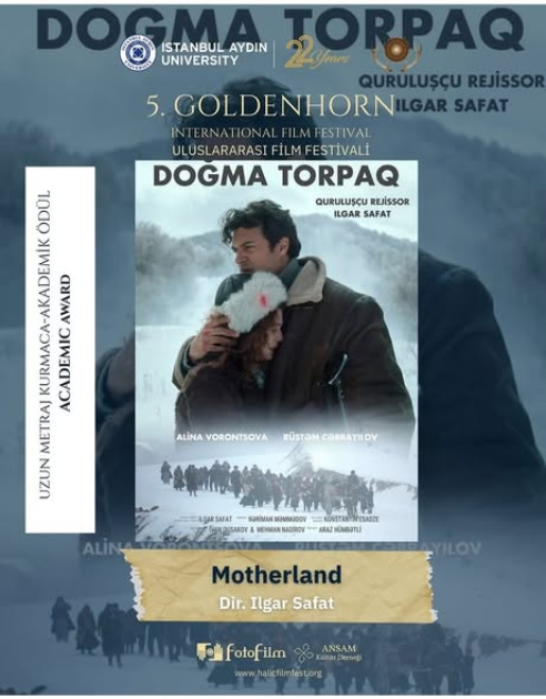 “Doğma torpaq” filmi Türkiyədə mükafata layiq görülüb