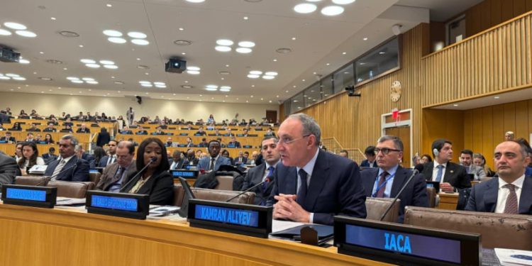 Kamran Əliyev Nyu-Yorkda konfransda iştirak edib