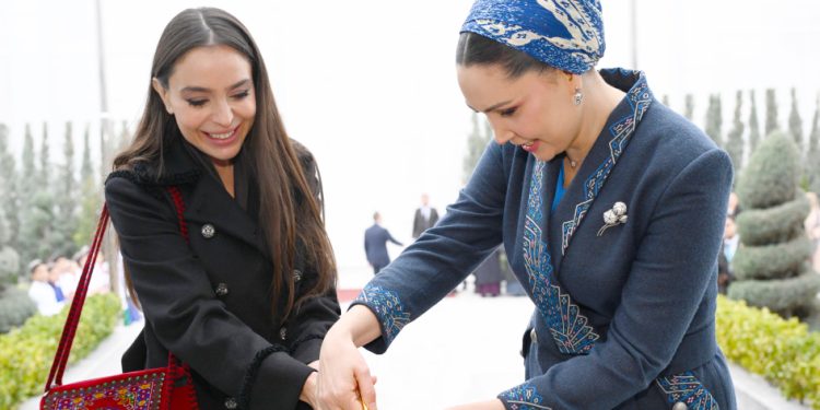 Leyla Əliyeva Türkmənistanda açılış mərasimində