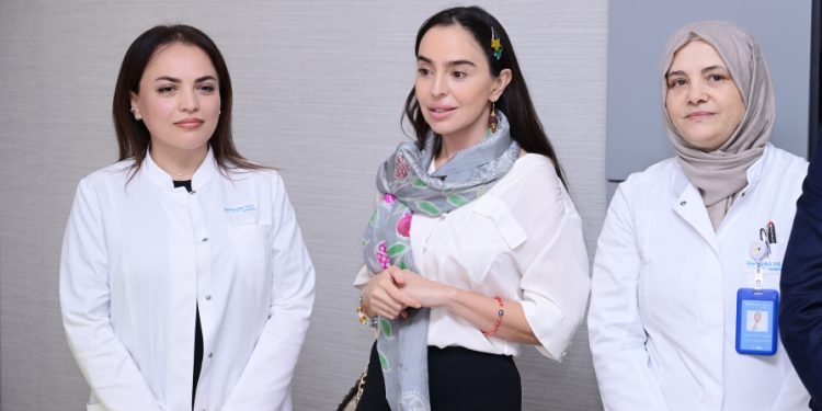 Leyla Əliyeva Liv Bona Dea Hospitalında açılışda