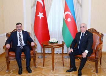 Əli Əsədov və Türkiyənin Vitse-prezidenti Cevdet Yılmaz görüşüb