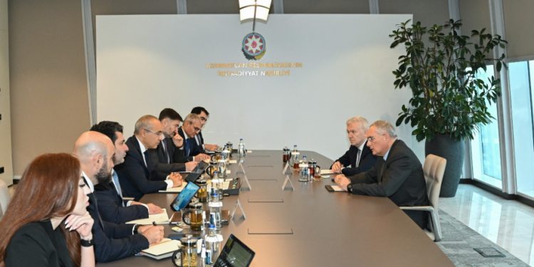 Mikayıl Cabbarov Alessandro Puliti ilə görüşüb