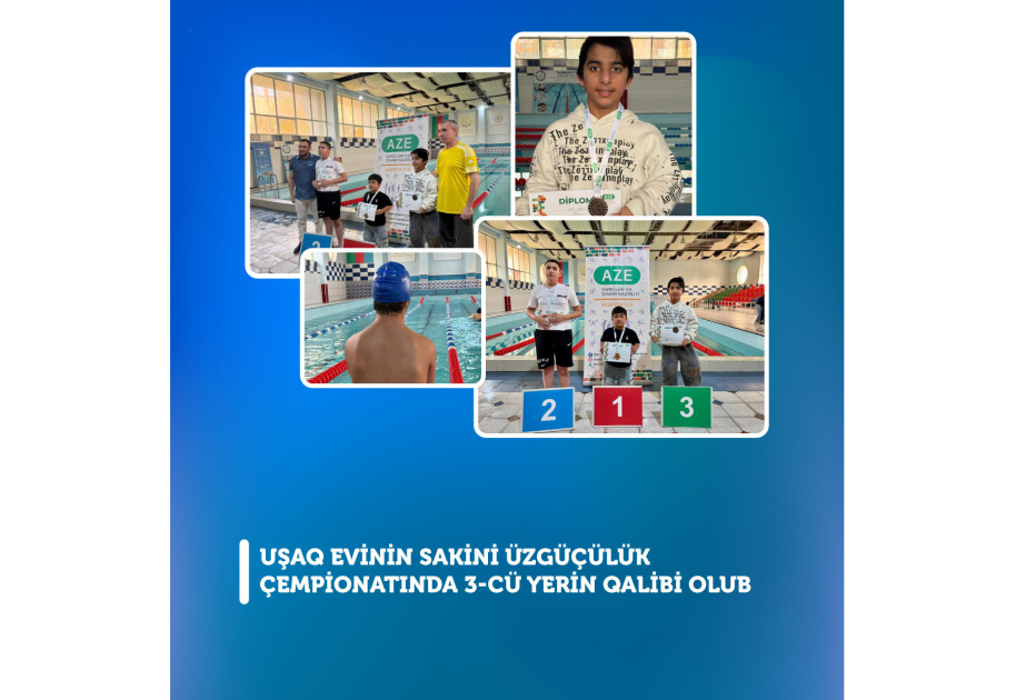 Uşaq evinin sakini çempionatda qalib olub